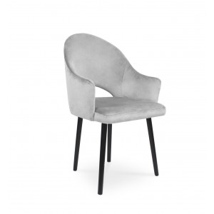Krzesło tapicerowane BARI jasny szary / PA05