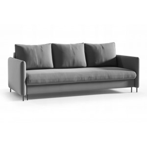 Skandynawska sofa do salonu BELISSA - szary / R91