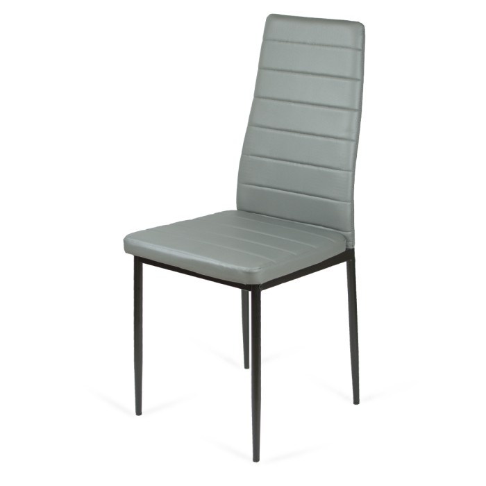 Krzesło tapicerowane FADO szare + noga czarna