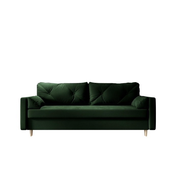 Elegancka sofa z funkcją spania ATRA Butelkowa...