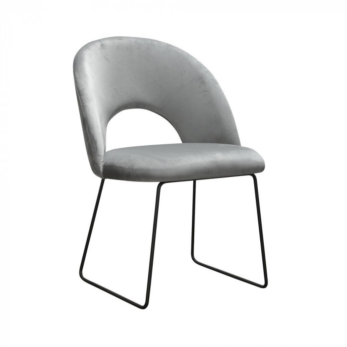 Wygodne krzesło ABBI SKI na metalowych nogach