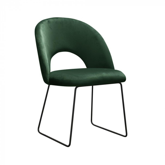 Wygodne krzesło ABBI SKI na metalowych nogach