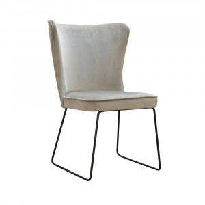 Wygodne krzesło na metalowych nogach MONIC SKI