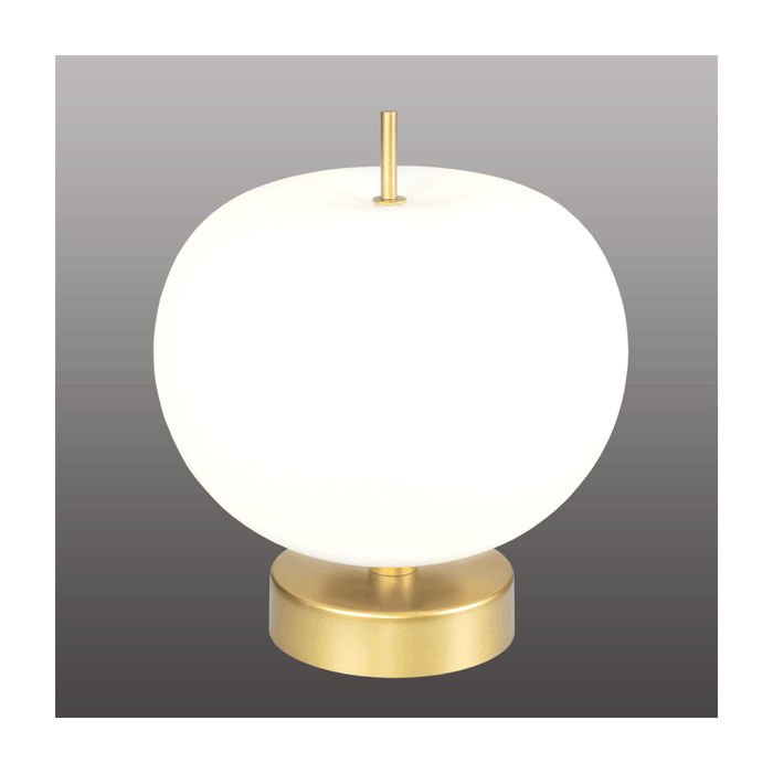 ALTAVOLA DESIGN: Ekskluzywna lampa LED stołowa złoto biała – APPLE T - lampa stołowa