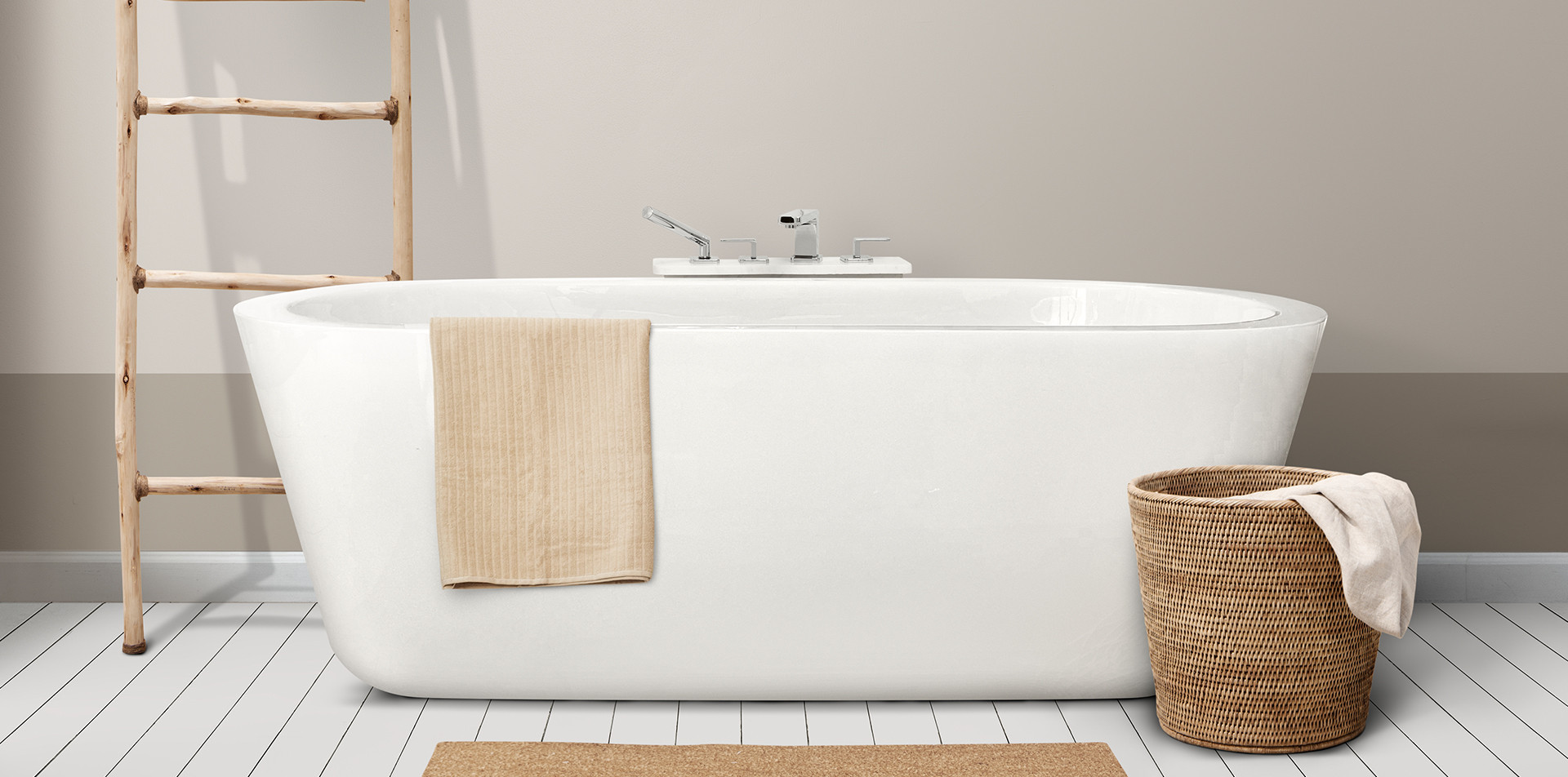 Kolekcja mebli łazienkowych w nowoczesnym stylu ARUBA WHITE
